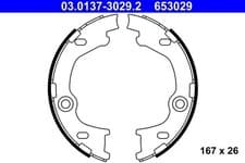 Image of Brake Shoe Set, parking brake ATE 03.0137-3029.2