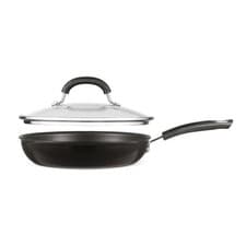 Image of Circulon Total Non-Stick Hard Anodised Aluminium Skillet Pan with Lid, 31cm