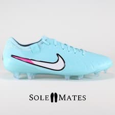 Image of Nike Legend 10 Elite FG 'Copa Blue Pink White' DV4328-401 Men's Size 9 Cleats