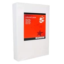 Image of 5 Star Office Coloured Copier Print  Paper A4 80gsm Light Pink 500 Sheets PEFC