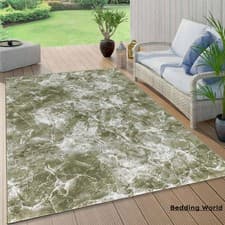 Image of Outdoor Rug Garden Geometric Large Waterproof Patio Area Non Slip Deck Floor Mat