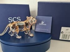Image of SWAROVSKI SCS 2010 ENDANGERED WILDLIFE 'TIGER CUB STANDING' BRAND NEW