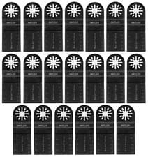 Image of 20x 35mm Antler Wood Plastics Oscillating Multi tool Blades Standard Fit