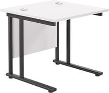 Image of 80x80 cm Cantilever Desk for Home Office – Heavy Duty, Stain-Resistant Top