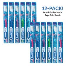 Image of Oral-B Indicator Orthodontic Ergo Grip Manual Toothbrush 35 Soft, Model 80799988