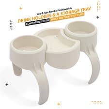 Image of BESTWAY LAY-Z SPA HOT TUB ACCESSORIES 2X CUP DRINKS HOLDER & SNACK TRAY