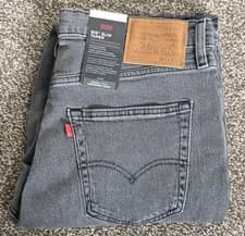 Image of Levi's 512 Slim Taper Grey Jeans Brand New £100