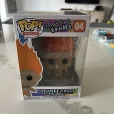 Image of Funko Pop! Good Luck Trolls #04 Orange Troll Vinyl Figure Jewel Belly 2019 NEW!