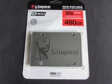 Image of Kingston A400 480GB 2.5" SATA Solid State Drive SSD SA400S37/480G - NEW & SEALED