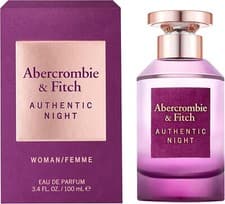 Image of Abercrombie & Fitch Authentic Night Woman 100ml EDP Spray - Brand New UK