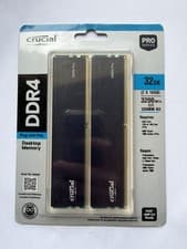 Image of Crucial Pro 32GB (2x16GB) DDR4 3200MHz RAM – Brand New & Sealed