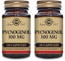 Image of Solgar Pycnogenol 100mg 30 Capsules X 2