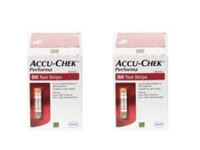 Image of Accu-Chek Performa Blood Glucose Test Strips - Box of 50 x2 (100) - Exp: 10/2026