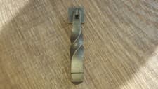 Image of 4X TWIST TEAR DROP HANDLE ANTIQUE PEWTER - DRAWER CUPBOARD CABINET PULL HANDLES