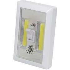 Image of White LED Night Light Cordless Battery Switch Lamp Magnetic Portable COB