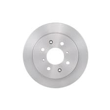 Image of 0 986 479 739 Brake Disc x2 Rear Solid 238.7mm Diameter Fits Honda Jazz 3 Bosch