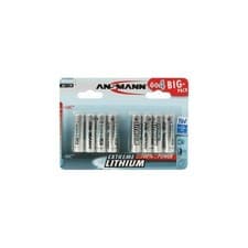 Image of 1512-0012 Ansmann Battery , Extreme Lithium AA 8 Pack
