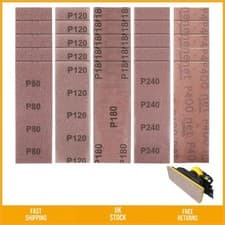 Image of Dust Free Mesh Sanding Sheets Assorted Grits 70x198mm 25 Piece Pack