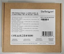 Image of Startech.Com USB C Multiport Adapter Dual 4K HDMI Pd - New ||