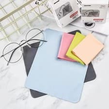 Image of 10x Reusable Soft Microfiber Cleaning Cloth for Glasses and Screen Lens Cleaner