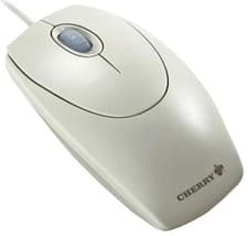 Image of WheelMouse Optical USB Mouse with PS/2 Adaptor, Grey - CHERRY