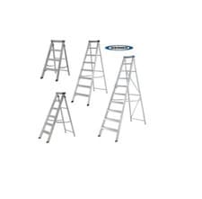 Image of 4 6 8 10 TREAD WERNER Builders Aluminium Heavy Duty Step Ladder Professional