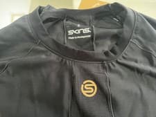 Image of Skins Series 5 Mens Compression Top - Black & Gold