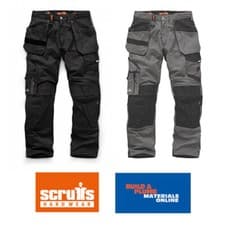 Image of Scruffs Work Trousers Hard-Wearing Stretch Fabric | Trade Holster 28"-40"
