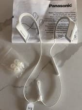 Image of Panasonic RP-BTS35 Bluetooth Sport Headphones White Brand New RRP £45