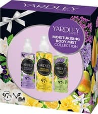 Image of Yardley London Moisturising Body Mist Collection 3 x 50ml Gift Set