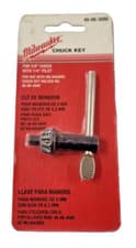 Image of Milwaukee 48-66-3080 Chuck Key w/ 1/4" Pilot Jacobs K2