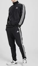 Image of Adidas Primegreen Essentials 3-Stripes GK9651 Mens Tracksuit black/White Size M