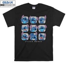 Image of Disney Lilo and Stitch Moods T-shirt Gift T shirt Men Women Unisex Tshirt 6262