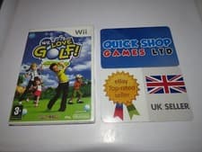 Image of We Love Golf - Nintendo Wii, 2008, New & Sealed, uk tracked post