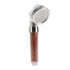 Image of Shower Head Water Saving Ionic High Pressure Filtration Beads Adjustable 3 Modes