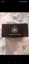 Image of Castore Newcastle United Official Branded Twin Shot Glasses 2.75" NUFC Crest