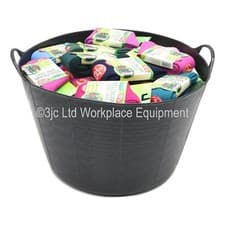 Image of Genuine Gorilla Tub Trug Flexible Storage Carrying Bucket Feeding Water Garden