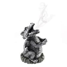 Image of Smoking incense Wolf Toadstool dragon Incense Cone Burner perfect Xmas Gift