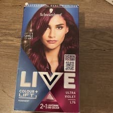 Image of Schwarzkopf Live L76 Ultra Violet Hair Colourants Vs325 Set/Kit, Purple -