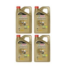 Image of CASTROL Vecton Long Drain 10W40 Engine Oil E6/E9 4x 5L Commercial & Heavy Duty