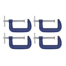 Image of Sealey G-Clamp 100mm - Pack of 4 Heavy Duty Carpentry Wood Working DIY Tool