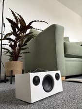 Image of Audio Pro Addon C5A Bluetooth/Wi-Fi Speaker. White. With power lead.