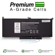 Image of Dell 0KG7VF 7.6V 8200mAh 62Wh Replacement AJP Laptop Battery Black