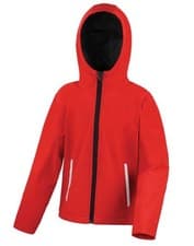 Image of Result Junior TX Performance Windproof Hooded Softshell Jacket