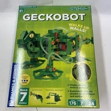 Image of Thames & Kosmos Geckobot STEM Experiment Kit Build a Wall-Climbing Robot & 6 New