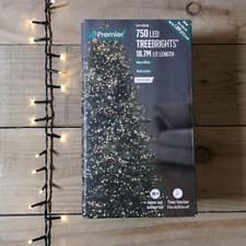 Image of Premier Decorations - 750 Multi Action TreeBrights LED Lights with Timer - White