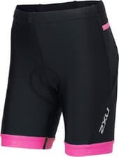 Image of 2XU Youth Girls Active Tri Short ‎Black / Peacock ( M ) 