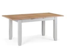 Image of Grey & Oak Extending Dining Table L140-180 x D78 x H90cm RICHIE
