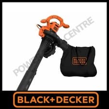Image of BLACK & DECKER BEBLV260Q-GB 2600W Corded 3-In-1 40L Leaf Blower Vacuum 