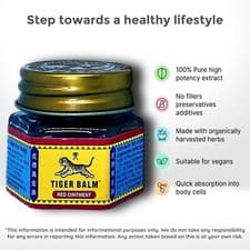 Image of Tiger Balm Red 21ml - Muscle Relaxant, Herbal Ointment Relief